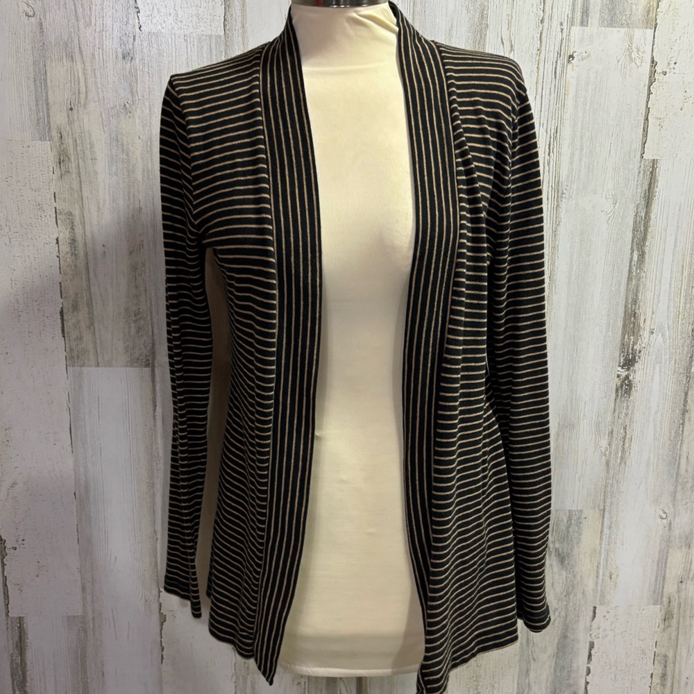 J. Crew Striped Open Front‎ Cardigan